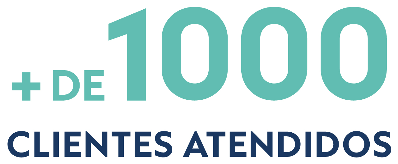 + DE 1000 CLIENTES ATENDIDOS